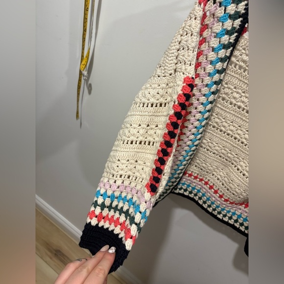 NWOT-Shannon Passero Crochet Cardigan - Picture 4 of 7